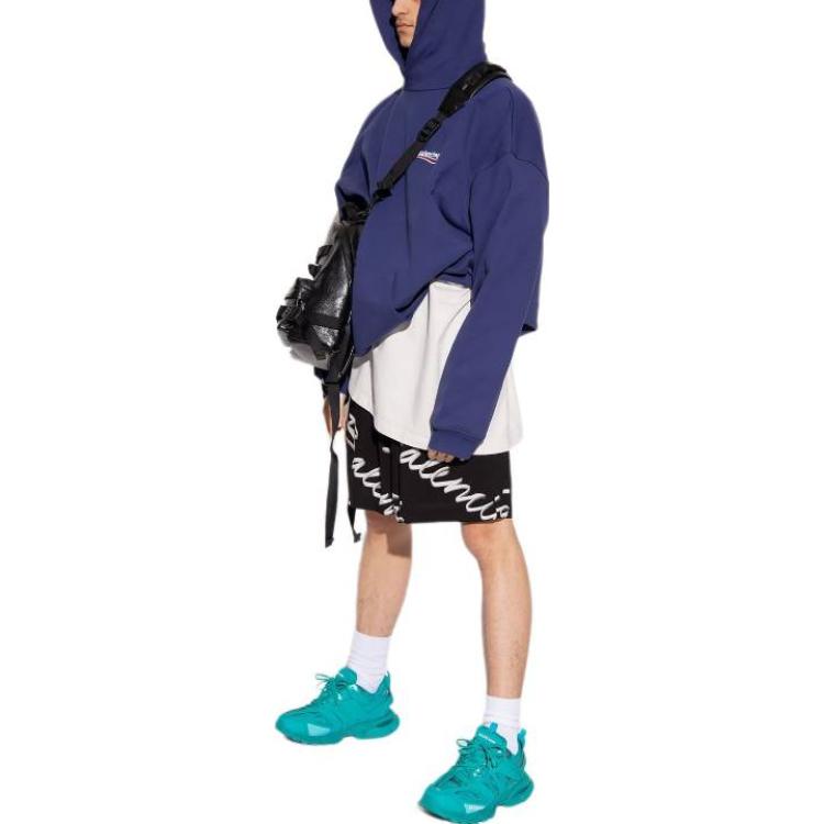 Balenciaga Political Campaign Hoodie 'Blue' 620973TKVI91195