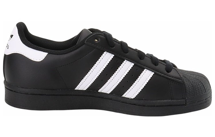 (GS) adidas originals Superstar Shoes 'Black' EF5398