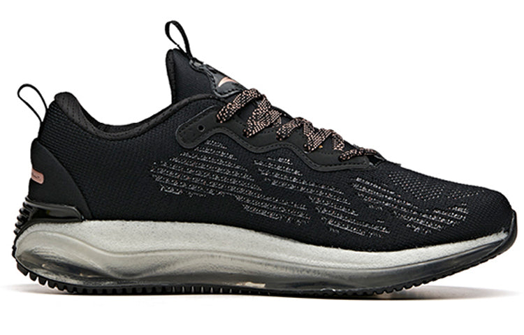 (WMNS) ANTA Running Series Sneakers 'Elastic Black Rose Gold' 122045501-1