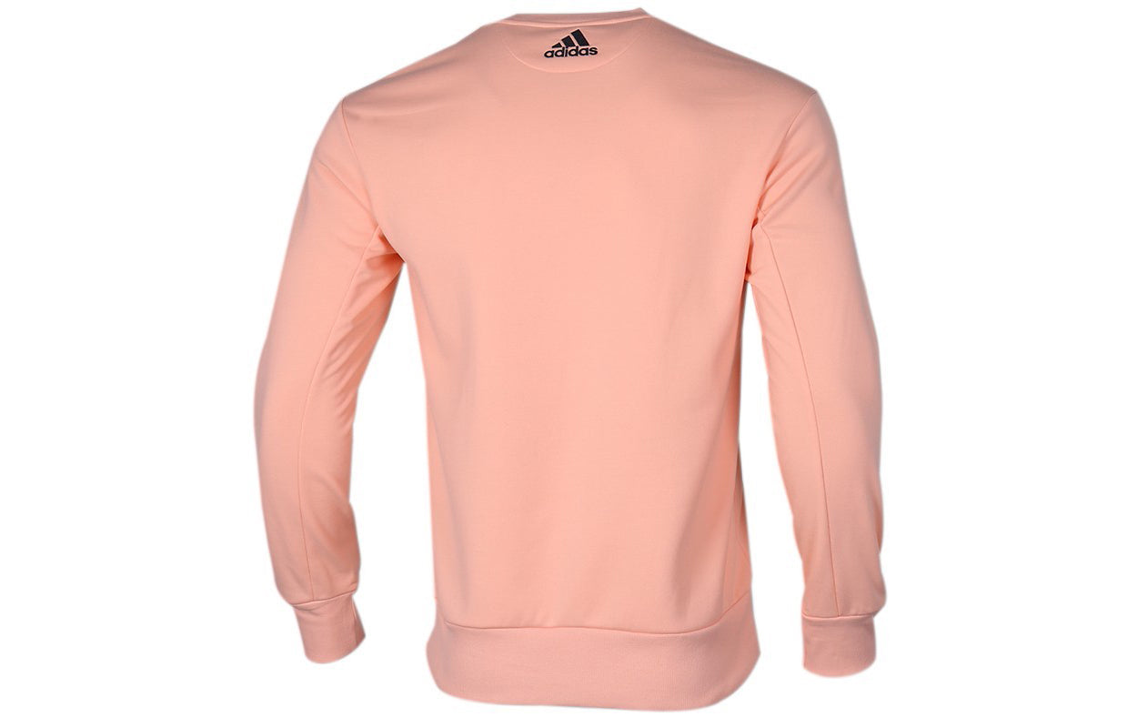 adidas Harden Fle Crew Basketball Sports Pullover Pink Red FR6166