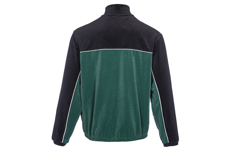 Nike SB Casual Logo Colorblock Velvet Skateboard Jacket Green DD0574-333