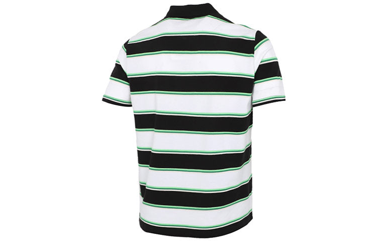 PUMA Downtown Stripe Polo Tee Shirt 'White' 599781-02