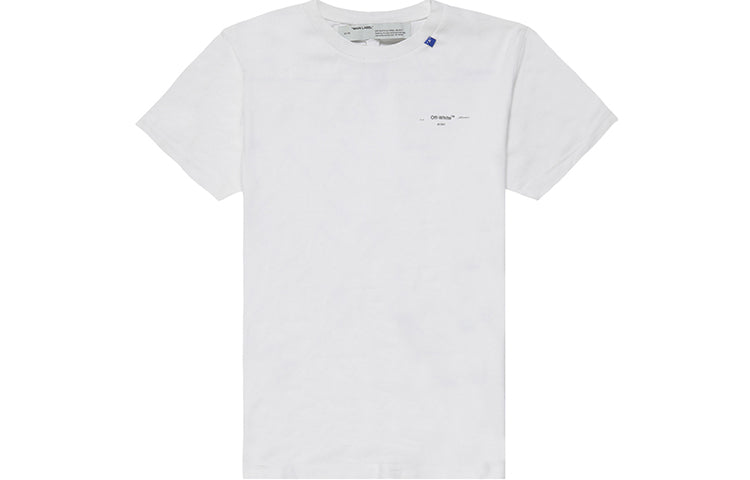 Off-White Crew Neck Pullovers Street Style Cotton Short Sleeves OMAA027E191850030191