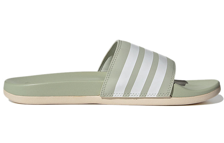 (WMNS) adidas Adilette Comfort Slides 'Halo Green Ivory' FY7846