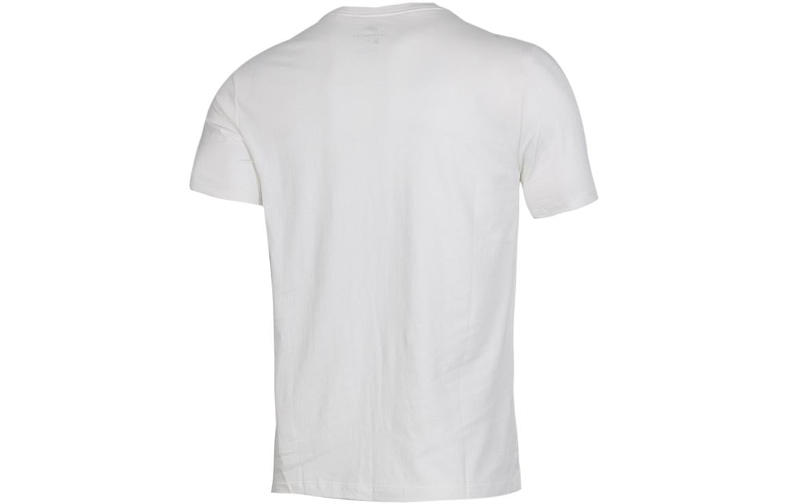 Men's Nike Solid Color Brand Logo Printing Round Neck Pullover Short Sleeve White T-Shirt 927423-133