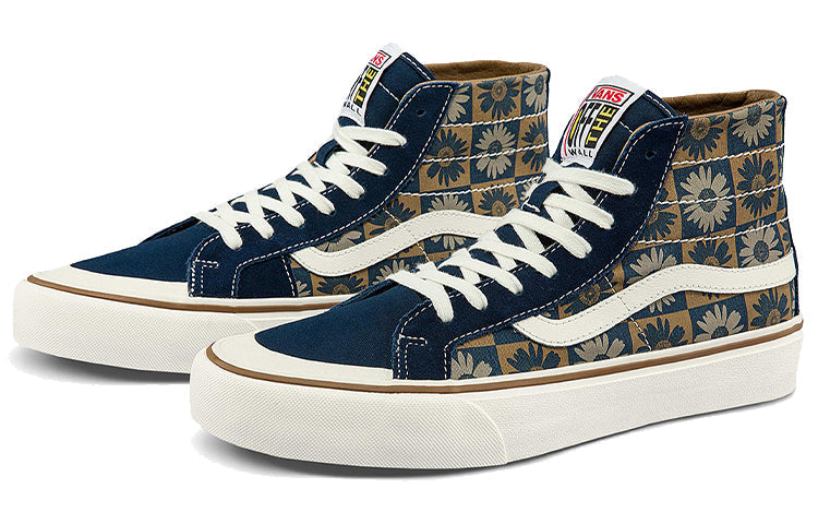 Vans Unisex SK8-Hi High-Top Sneakers Blue/White VN0A3MV1A5A