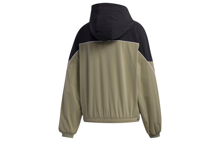 (WMNS) adidas Wb Color Jacket Black-Green FM9323