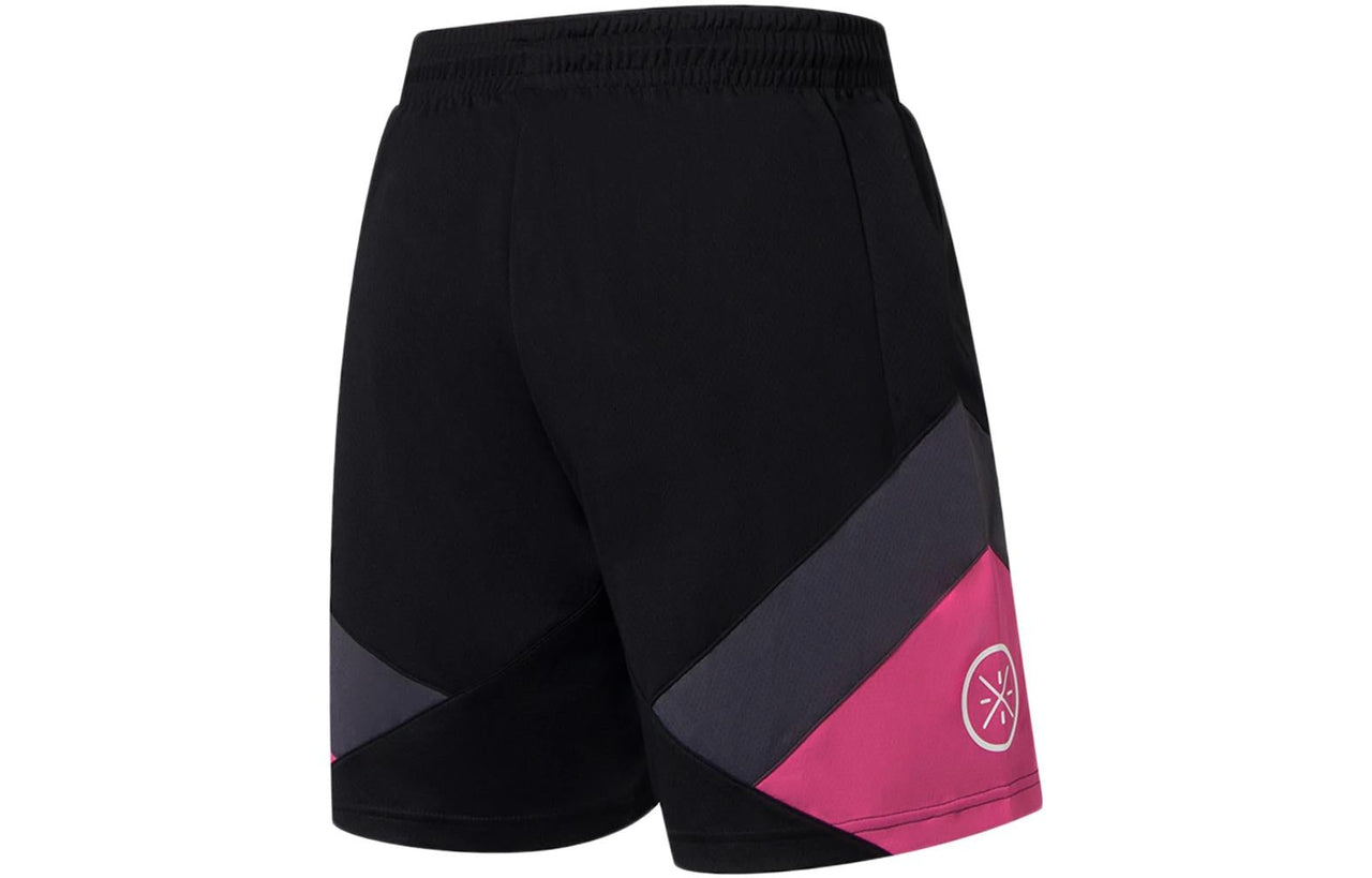 Li-Ning Wade Loose Fit Basketball Shorts 'Black Pink' AAPS109-11