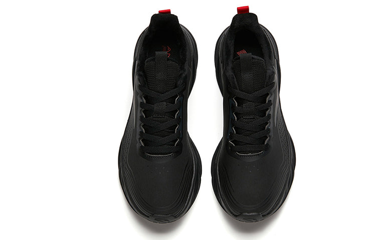 ANTA Run Collection Fleeced 'Black Red' 112145571-7