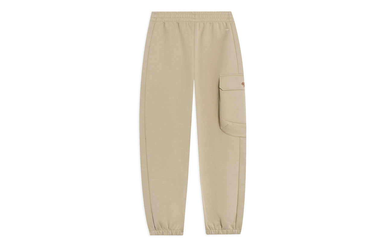 Li-Ning x Disney Zootopia Embroidered Logo Joggers Sweatpants 'Khaki' AKLT393-2