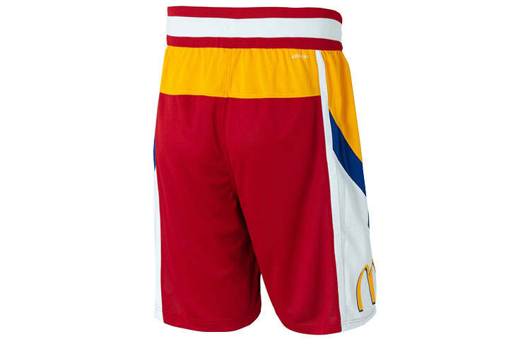Men's adidas Loose Sports Breathable Red Shorts GI9423