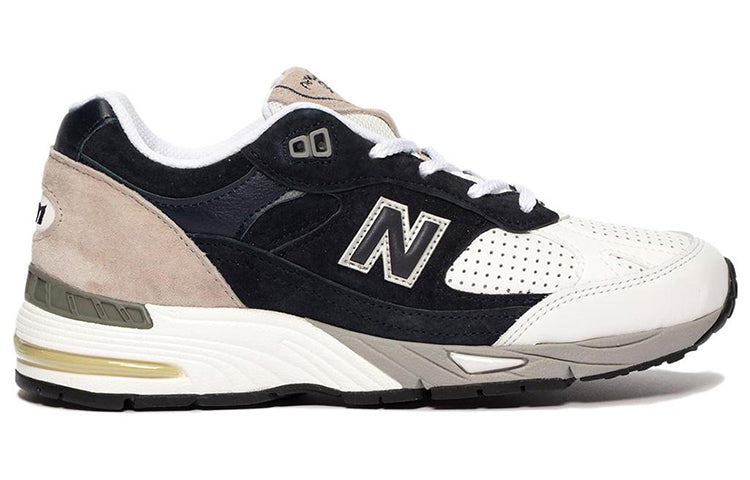 New Balance Sneakersnstuff x 991 Made in England 'Perforated Pack - Navy White' M991PJ