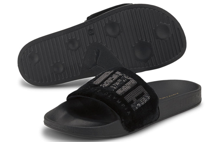 (WMNS) PUMA Charlotte Olympia x Leadcat Slide 'Black' 371837-01