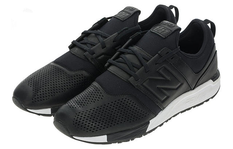 New Balance 247 Leather 2E 'Black' MRL247VE