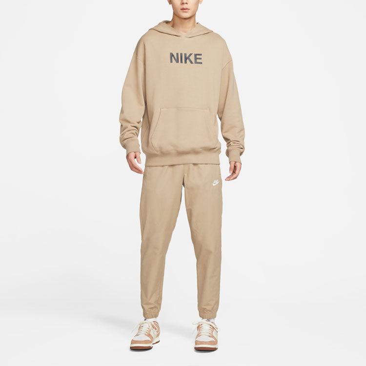 Nike Logo Hoodie 'Khaki' FQ7269-247