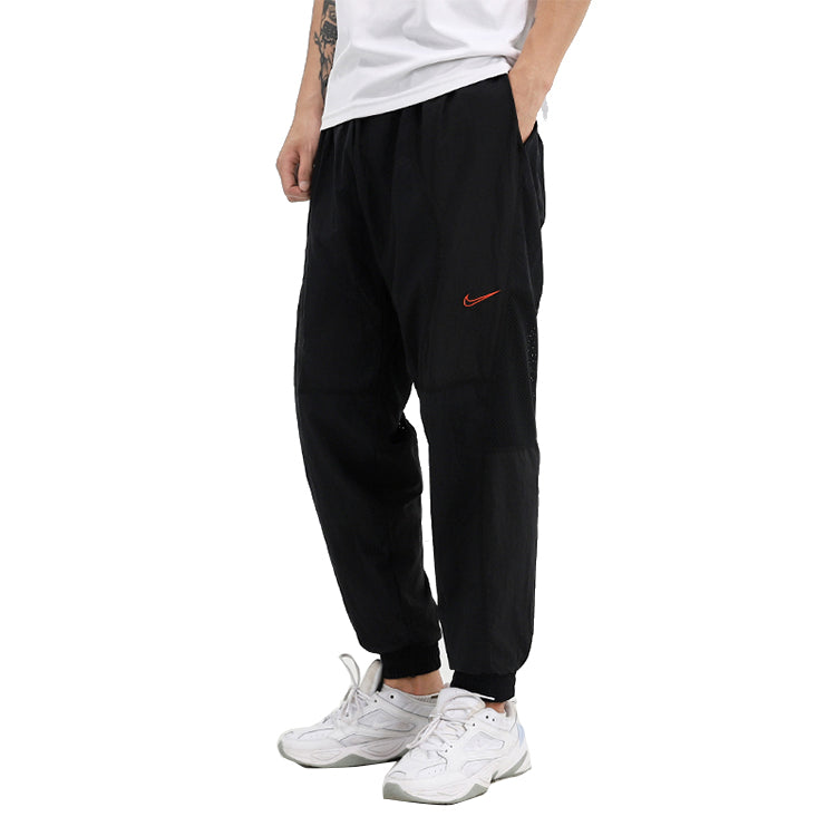 Nike Dri-FIT Mesh Breathable Training Sports Pants Black CU5002-010
