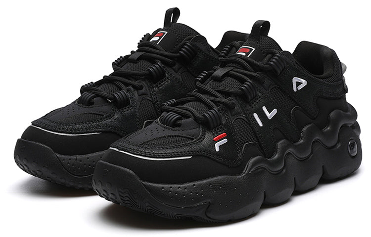 (WMNS) FILA Retro Basketball Shoes Black F12W141223FBK