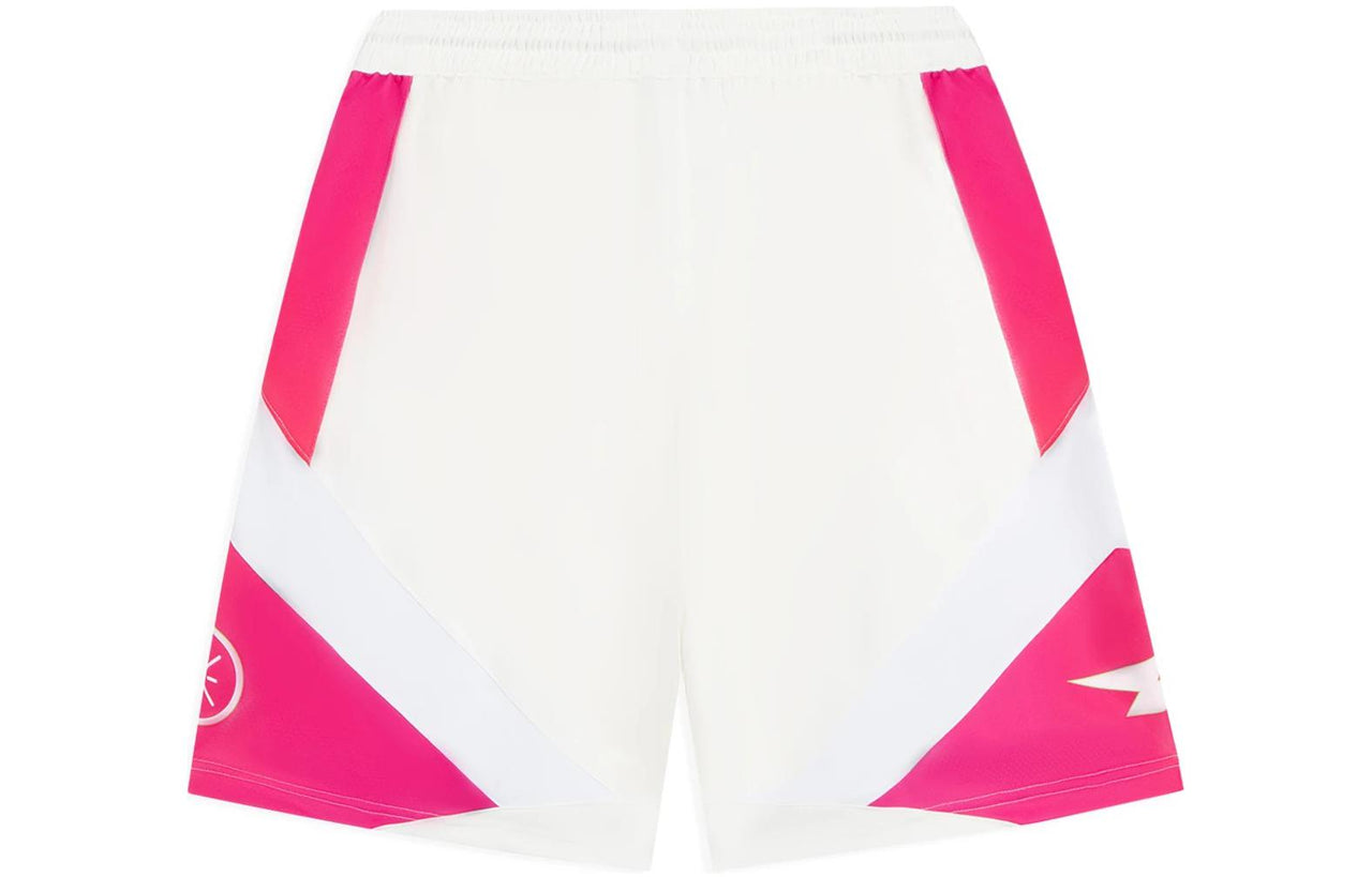 Li-Ning Way Of Wade Logo Basketball Shorts 'White Pink' AAPS137-1