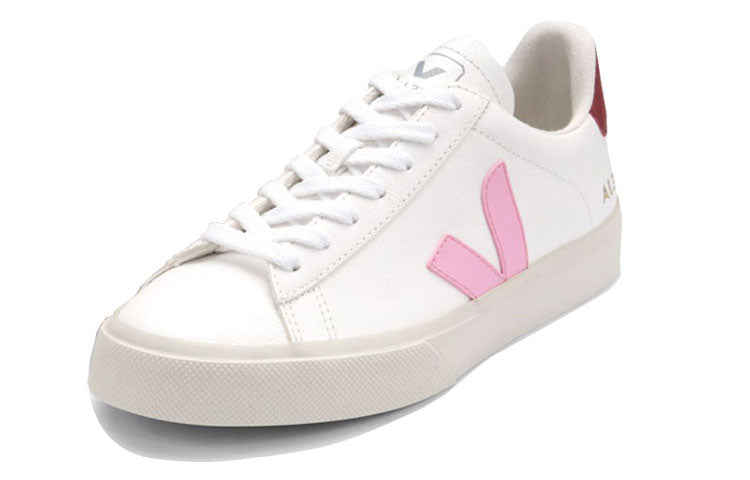 Veja Campo Chromefree Leather 'White Guimauve Marsala' CP051812