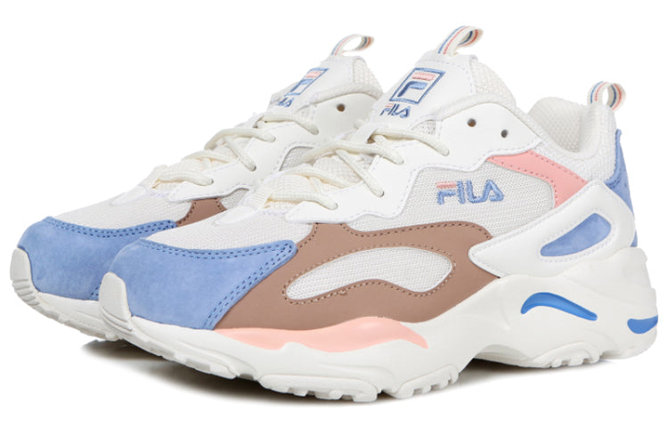 FILA Tracer Retro Running Shoes Brown/Blue/Pink 1IM00003_149