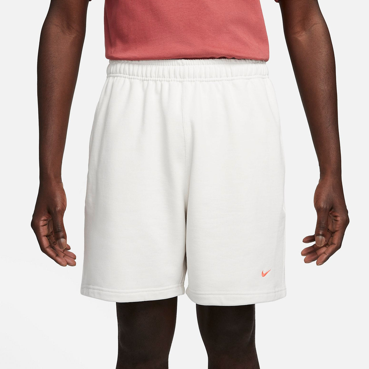 Nike Solo Swoosh French Terry Shorts 'White' DX0817-030