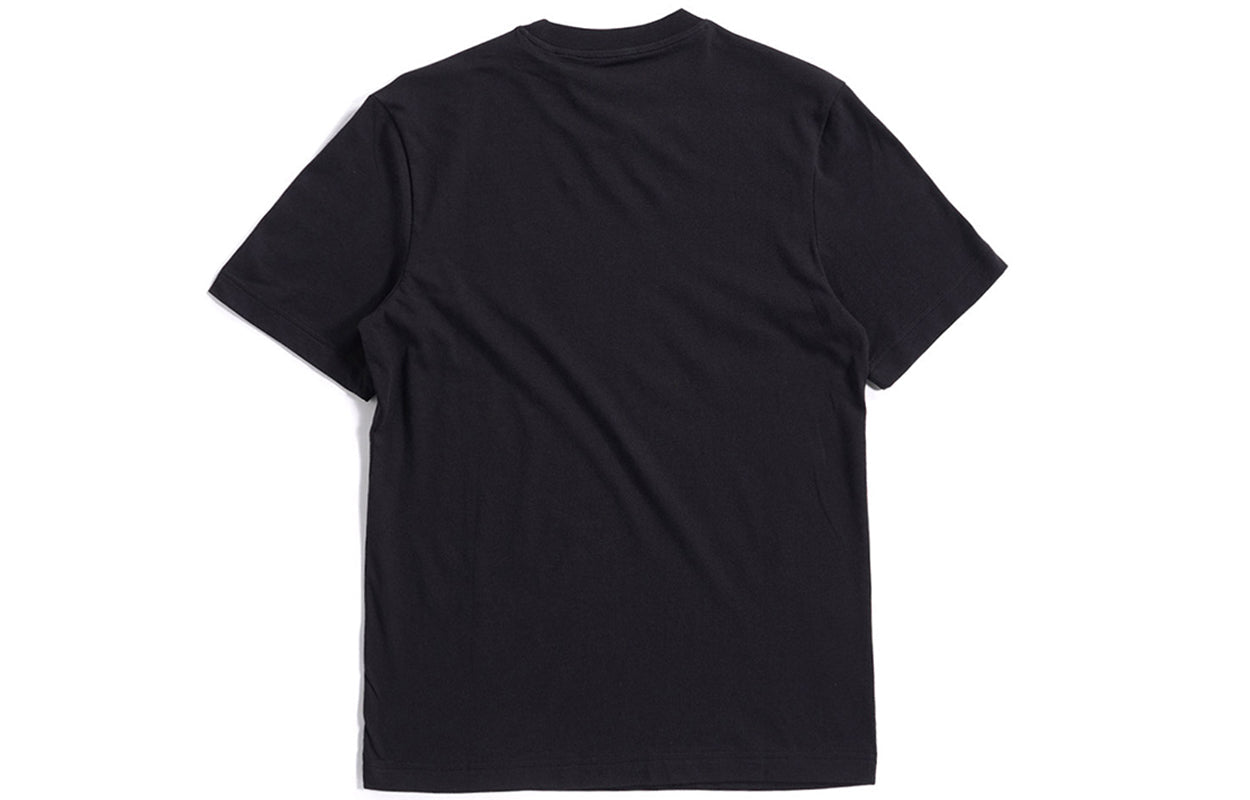 adidas E Camo Lin Tee Training Sports Round Neck Short Sleeve Black EI9755
