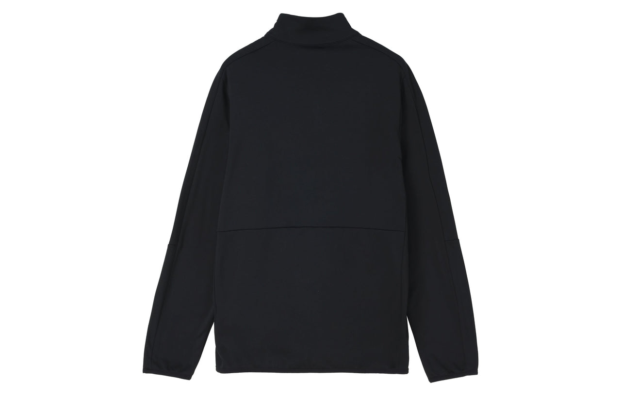 Nike DRI-FIT logo Colorblock Stand Collar Knit Training Jacket Black CU4948-010