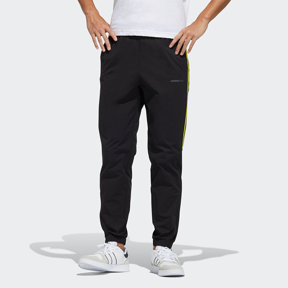 adidas neo Casual Sports Side Stripe Bundle Feet Long Pants Black GP5676
