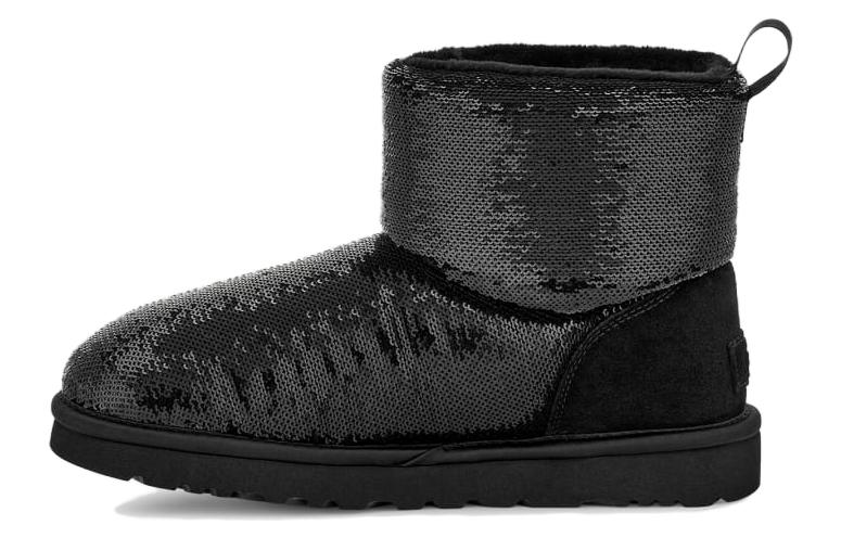 (WMNS) UGG Classic Mini Boot Mirror Ball 'Black' 1151291-BLK