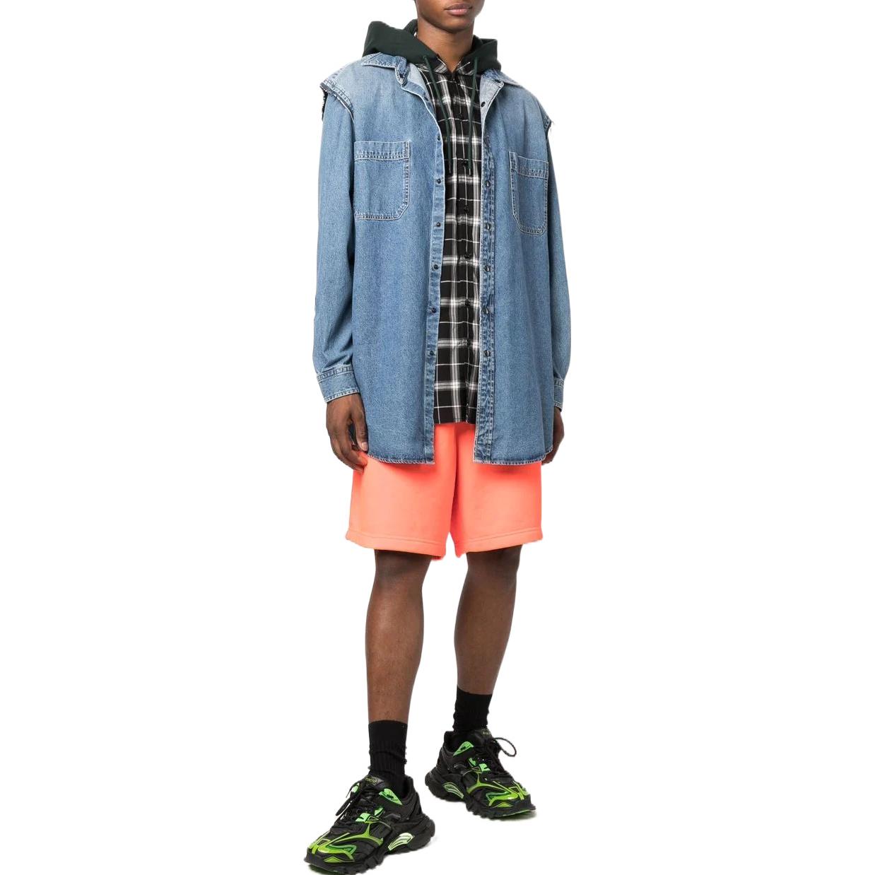 Balenciaga Knee-Length Track Short 'Orange' 657062TKVG97005