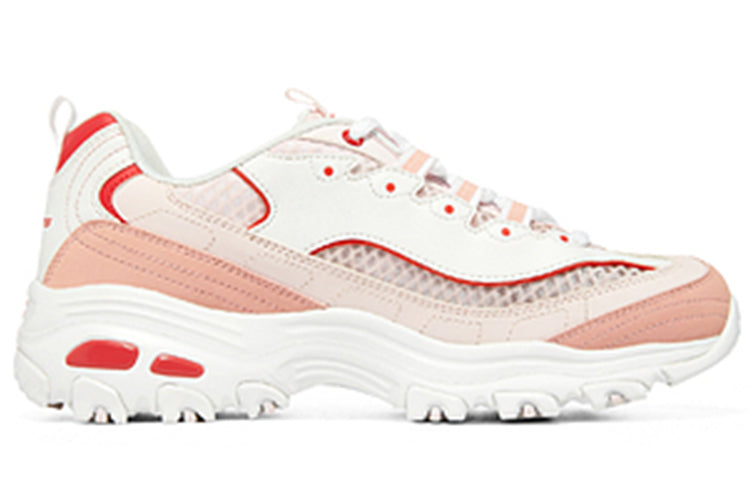 (WMNS) Skechers D'Lites 'White Pink' 896089-WPK