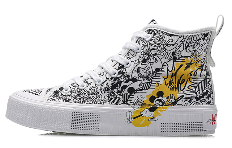 (WMNS) Li-Ning Crazy Leisure x Disney 'White Black' AGCP338-5