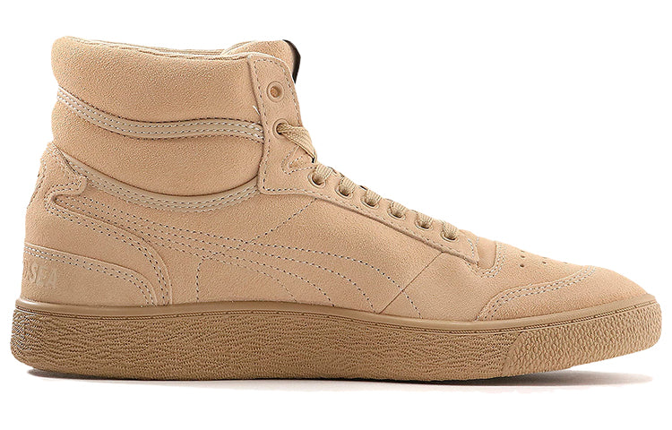 (WMNS) PUMA X Wind And Sea Ralph Sampson 'Brown Gold Gray' 375581-03