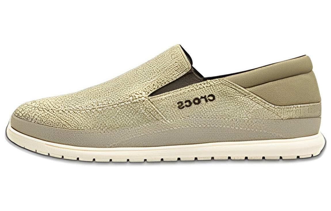 Crocs Santa Cruz Playa Slip-On Shoes 'Khaki Stucco' 204835-26P