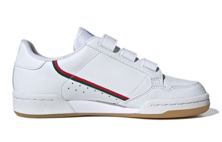 (GS) adidas originals Continental 80 Cf J 'White Red Green' EF3060