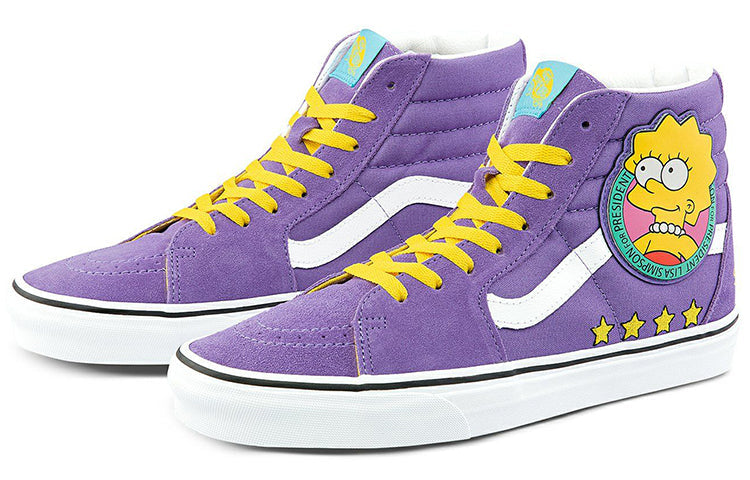 Vans The Simpsons x Sk8-Hi 'Lisa 4 Prez' Purple VN0A4BV617G