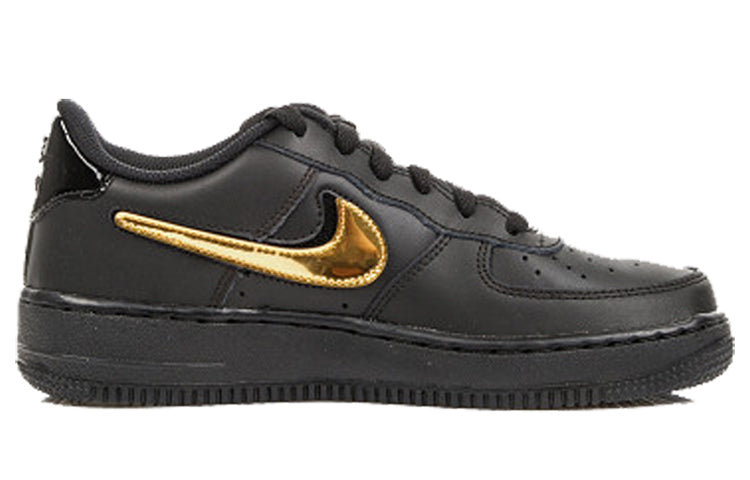 (GS) Nike Air Force 1 LV8 3 'Removable Swoosh - Black' AR7446-001