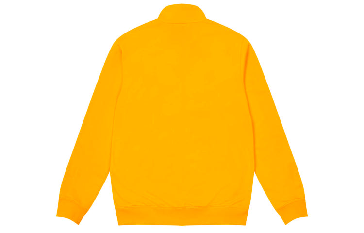 PALACE x adidas originals Crossover Stripe Stand Collar Zipper Yellow Jacket GQ2891