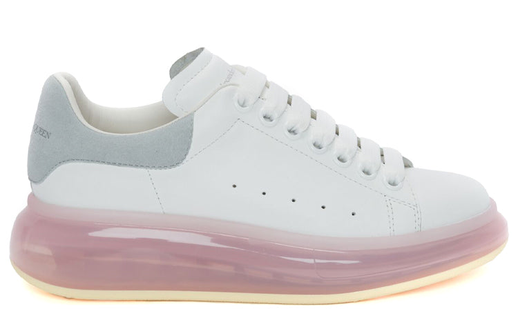 (WMNS) Alexander McQueen Oversized Sneaker 'White Dark Grey' 611698WHXMA9479