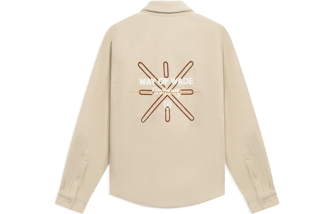 Li-Ning Way Of Wade Graphic Corduroy Jacket 'Creamy Brown' AFDSB25-3