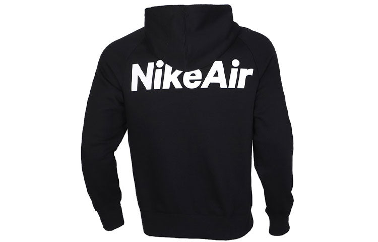 Men's Nike Air Full-Length Zipper Cardigan Fleece Black CJ4820-011