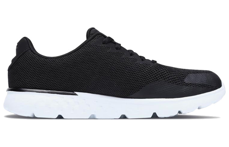 (WMNS) Skechers Go 400 Black/White 15299-BKW