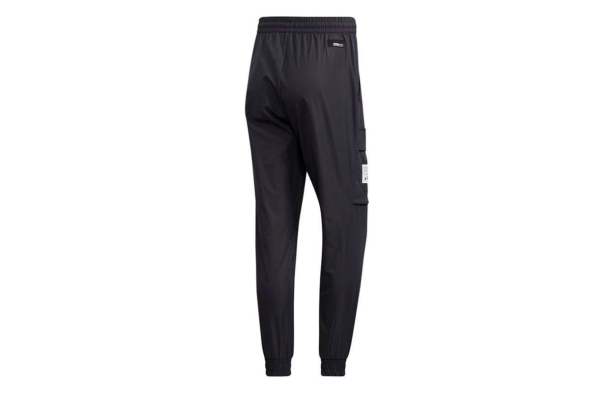 adidas neo Side Pocket Bundle Feet Casual Cargo Sweatpants Black GM2279