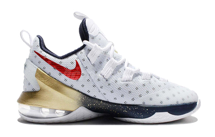 (GS) Nike Lebron 13 Low 13 'White Red' 834347-164