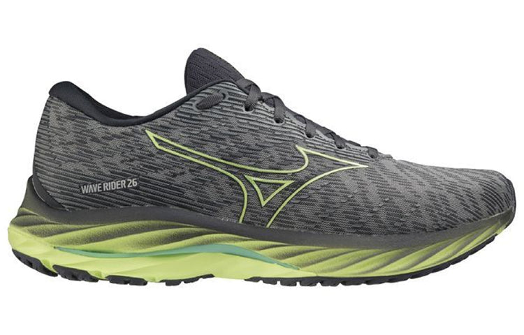 Mizuno Wave Rider 26 'Grey Volt Green' J1GC220310