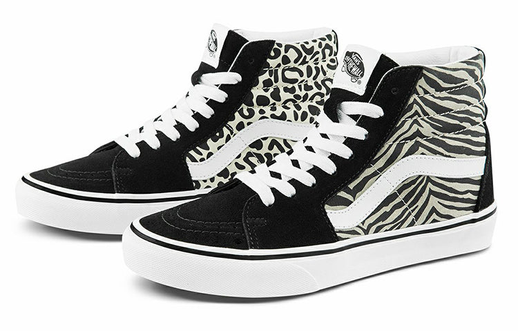 Vans SK8-HI Canvas Sneakers Black/White VN0A32QG9XB