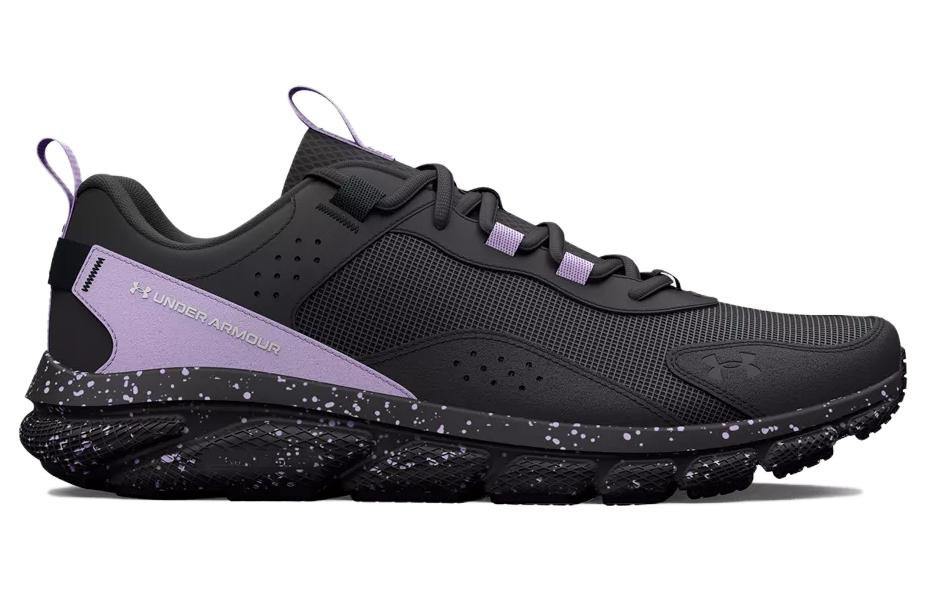 (WMNS) Under Armour Charged Verssert Speckle 'Jet Grey Nebula Purple' 3025751-100
