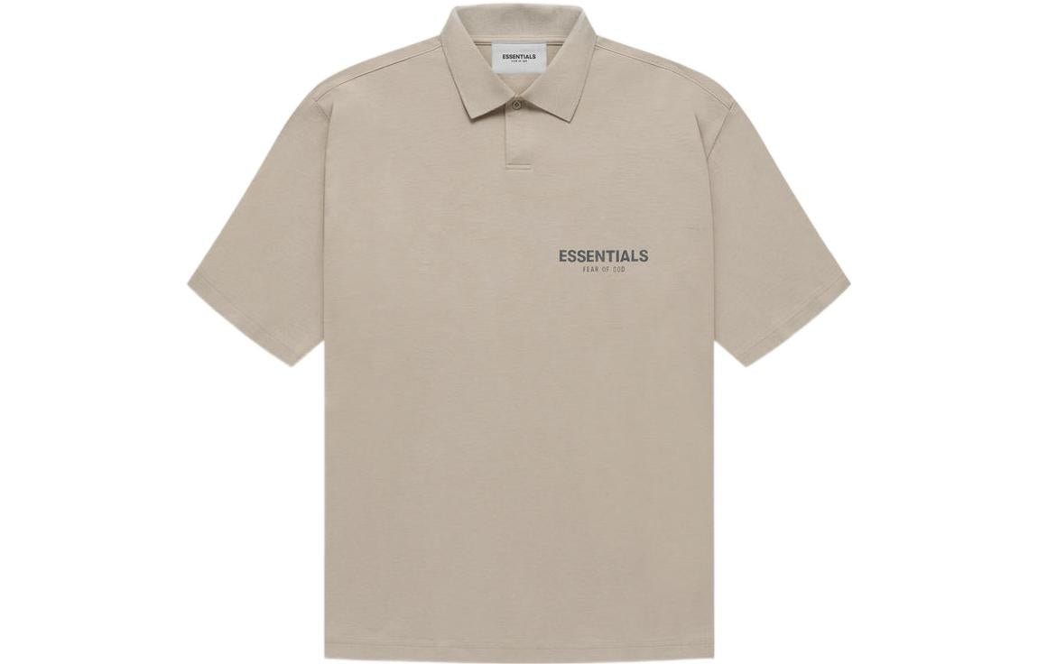 Fear of God Essentials FW21 Polo Shirt 'Tan' FOG-FW21-593