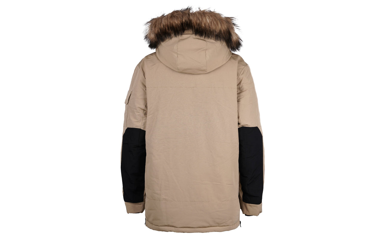 New Balance Warm Long Down Jacket 'Brown' NPA46021-BEI