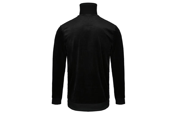 adidas originals Casual Sports Stand Collar Stripe Jacket Black DX3626
